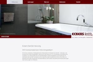 Screenshot www.eckers-sanitaer-heizung.de