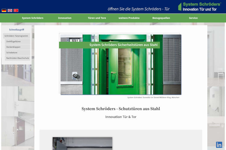 Screenshot www.system-schroeders.de