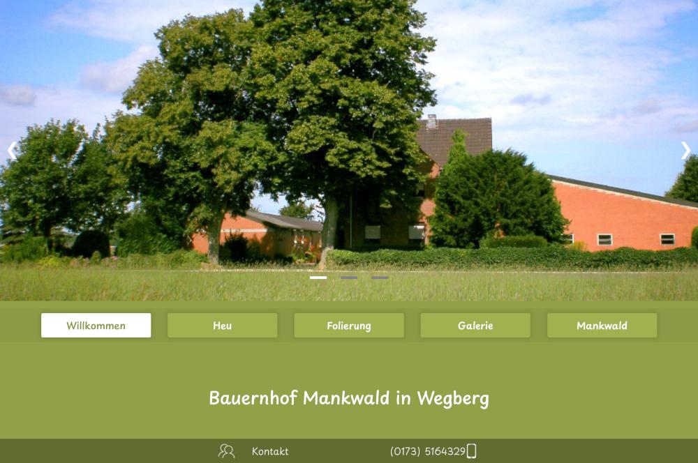 Website www.mankwald-heu.de