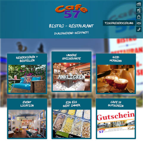Screenshot www.cafe57.de