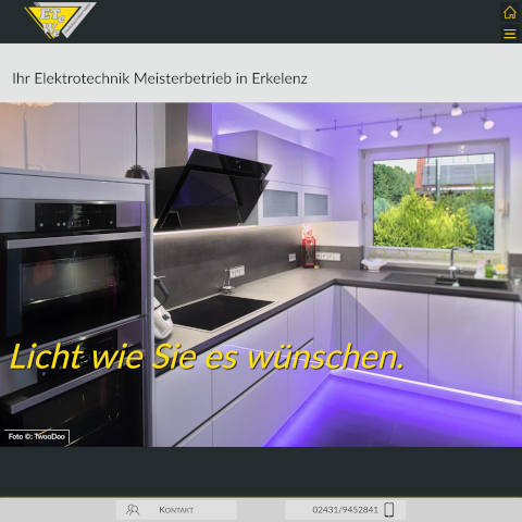 Screenshot www.elektrotechnik-wahl.de