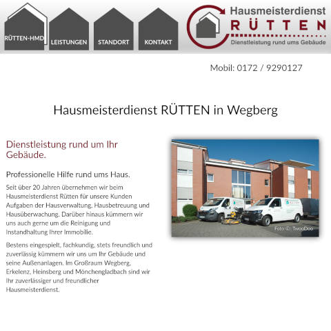 Screenshot www.ruetten-hmd.de