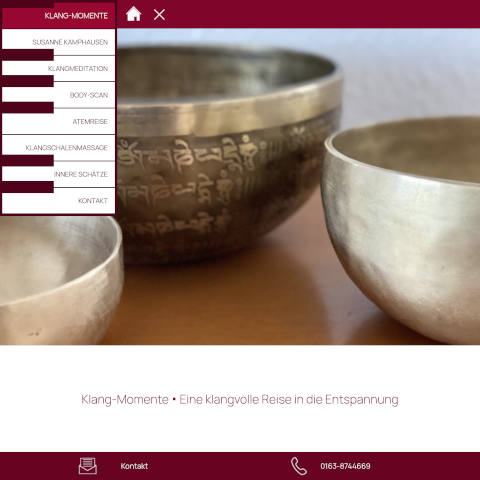 Screenshot www.klang-momente.de