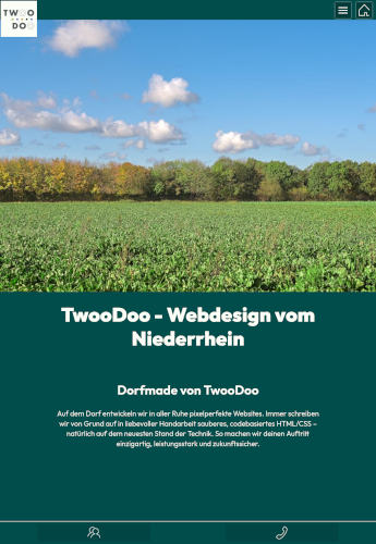 Webdesign Tablet
